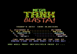 Mega Tank Blasta [Commodore 64] Image