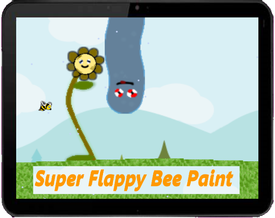 Super Flappy Bee Paint Game Cover