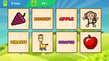ABC Jungle Words for preschoolers, babies, kids, learn English Image