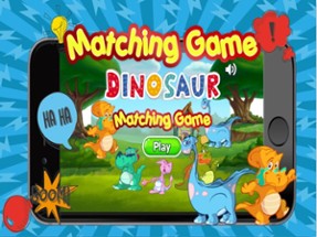 Dinosaur matching remember game preschool matching Image