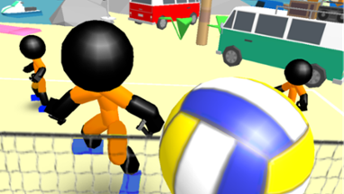 Stickman Beach Volleyball Image