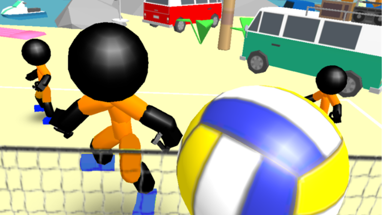 Stickman Beach Volleyball Game Cover