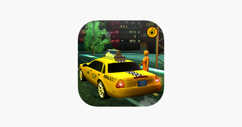 Taxi Driver 3D-Extreme Taxi driving &amp; parking game Game Cover