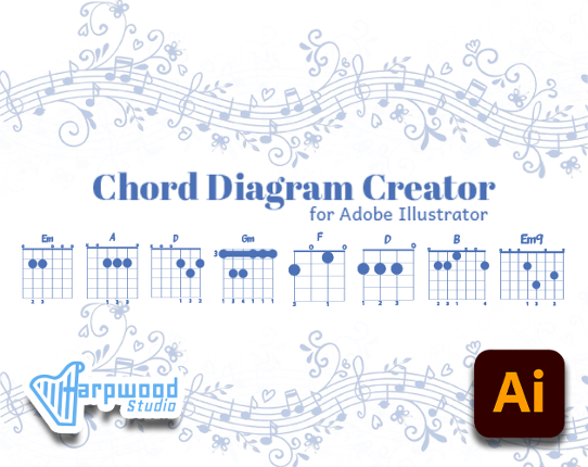 Chord Diagram Creator for Adobe Illustrator Game Cover