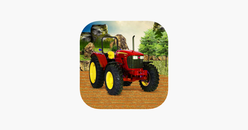 Farm Village Tractor - 3d simulator Game Cover