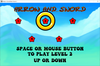 Arrow & Sword  - Accessible Game - One Button Simple Control System Image