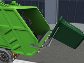 Garbage Sanitation Truck Image
