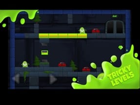 Sneaky splatter Green Blob run Image