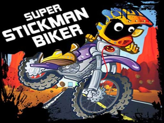 Super Stickman Biker Game Cover