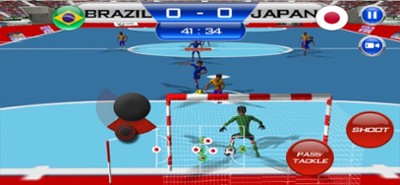Futsal game - indoor football Image