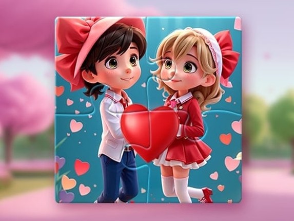 Valentine Couple Jigsaw Puzzle Game Cover