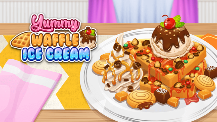 Yummy Waffle Ice Cream Game Cover