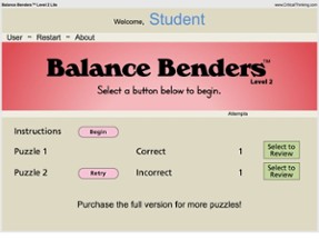 Balance Benders Level 2 (Lite) Image