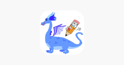 Fantasy Dragon Coloring Book for Children Image