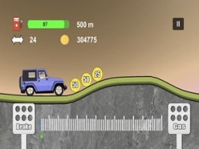 Hill racing car - Crazy game Image