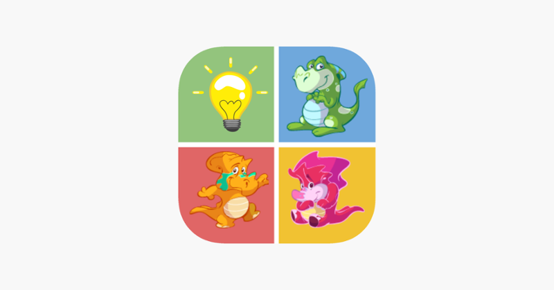 Dinosaur matching remember game preschool matching Game Cover