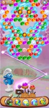 Smurfs Bubble Shooter Game Image