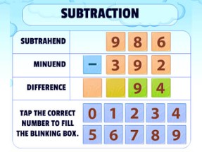 Subtraction Practice Image