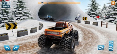 Fearless Monster Truck Racing Image