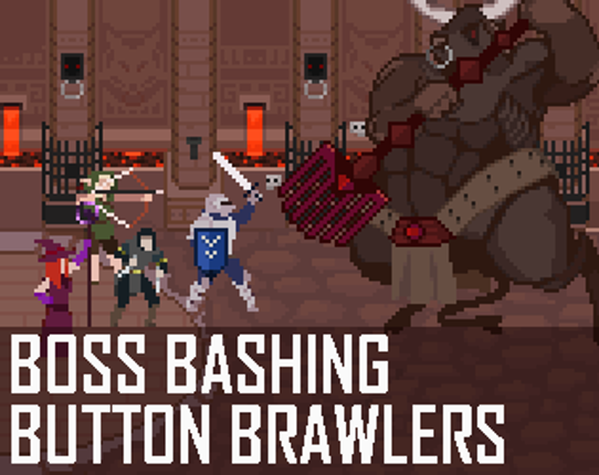 Boss Bashing Button Brawlers Game Cover
