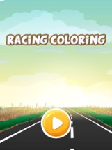 Speed racing car coloring book for kids games Image