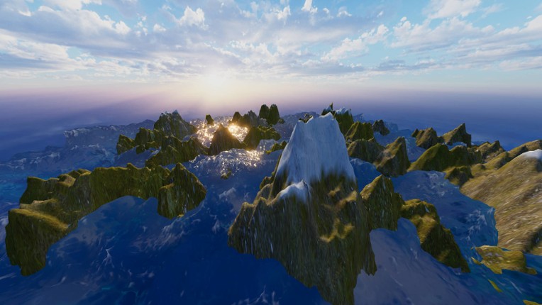 Unity Procedural Terrain Generation Game Cover