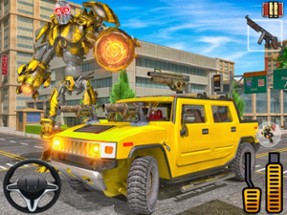 Hummer Car Robot Fighting Game Image