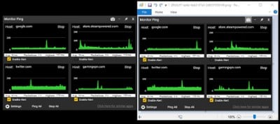 Sticky Apps :: Monitor Ping Image