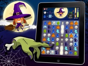 Cats &amp; witches Halloween crush bubble game of zombies Image