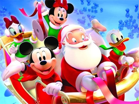 Disney Christmas Jigsaw Puzzle Game Cover