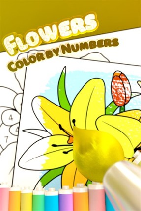 Flowers - Color by Numbers Game Cover
