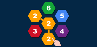 Hexagons: Connect and Merge Numbers Image