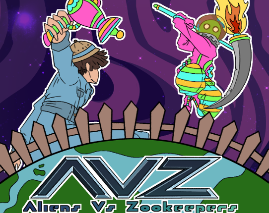 Aliens Vs Zookeepers Game Cover