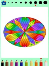 Mandala Coloring book-finger Image