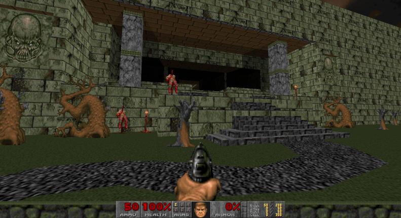 Doom 2 wad: Crimson Temple Game Cover