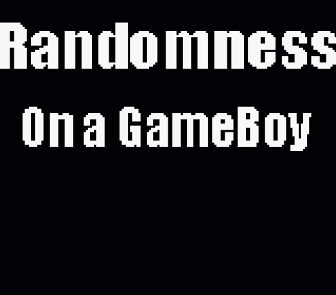 Randomness (Working Title) Game Cover