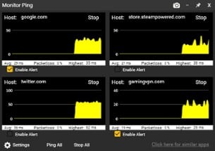 Sticky Apps :: Monitor Ping Image