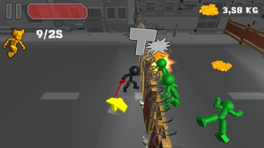 Stickman Killing Zombie Image