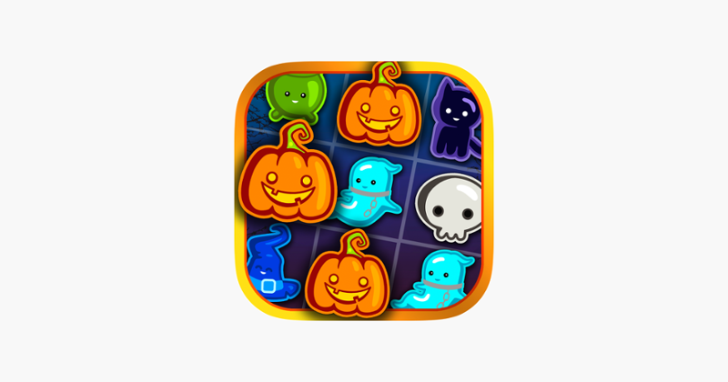 Cats &amp; witches Halloween crush bubble game of zombies Game Cover