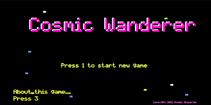 Cosmic Wanderer Game Cover
