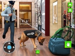 Police Dog Airport Security 3D Image