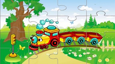 Truck &amp; Train Vehicle Puzzle For Kids and Toddler Image