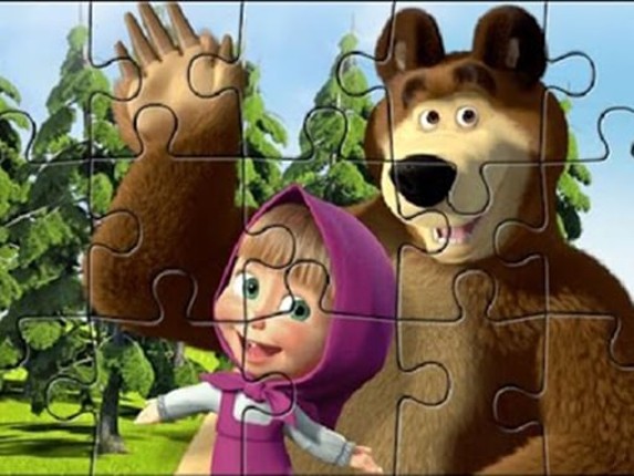 Masha Puzzle Time Game Cover