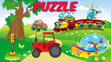 Truck &amp; Train Vehicle Puzzle For Kids and Toddler Image