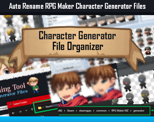 Character Generator File Organizer Game Cover