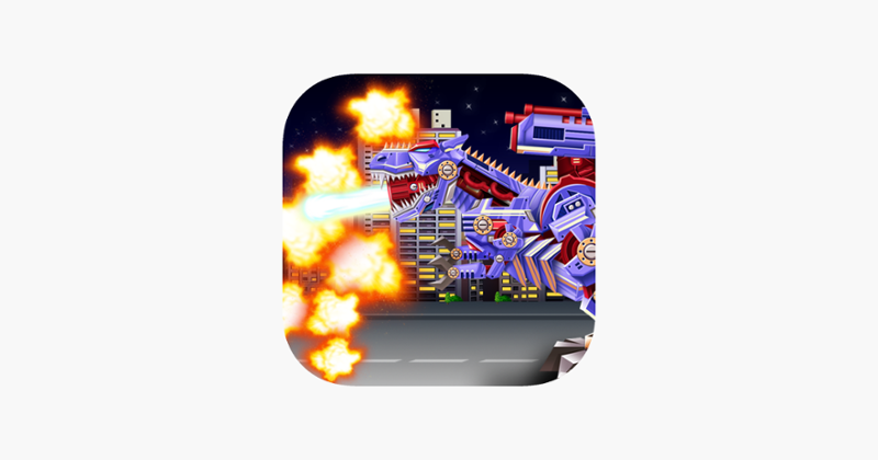 Dinosaur Robot Warrior War Game Cover