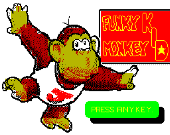 Funky Monkey Kid Game & Watch - ZX Spectrum and Spectrum Next Game Cover