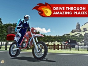 Mountain Motorbike Rider – Ride motorcycle simulator on busy highway road Image