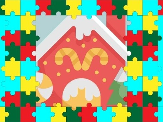 Christmas Puzzle For Kids Game Cover