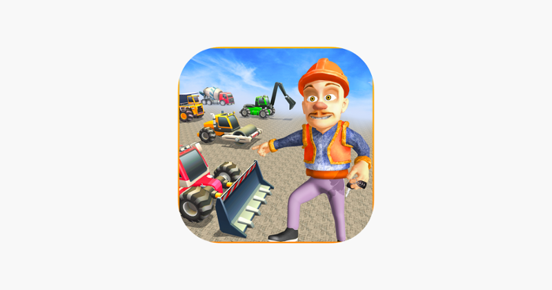 Heavy Construction Machines 3D Game Cover